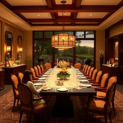 Dining area with a large table perfect for entertaining guests