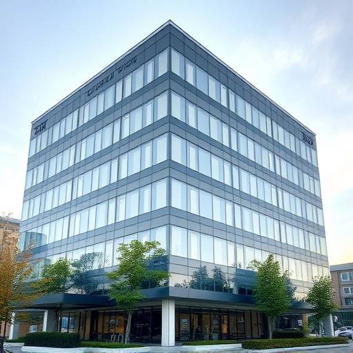 Office building exterior in Woodstock