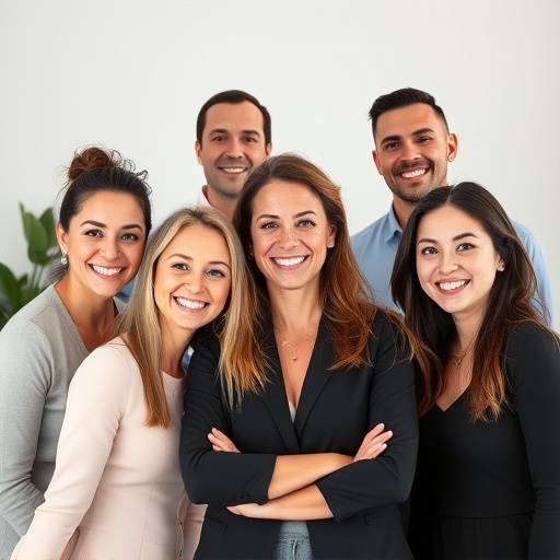 Smiling team of real estate agents in Cape Town